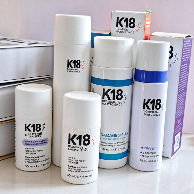 K18 헤어 제품 라인: 헹구지 않는 분자 수리 헤어  - Hair Care K18 리뷰 및 가격