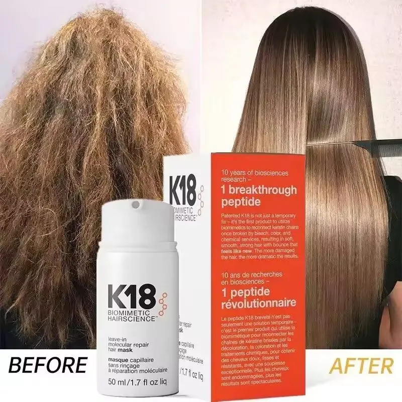 K18 헤어 제품 라인: 헹구지 않는 분자 수리 헤어  - Hair Care K18 리뷰 및 가격