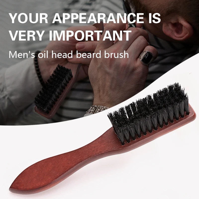 이발사 전문 나무 손잡이 멧돼지 강모 청소 브러시, 부 - Hair Care Products 리뷰 및 가격