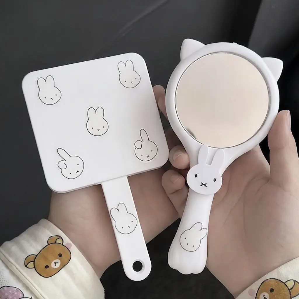 귀여운 미피 토끼 모양의 거울 빗, 휴대용 에어 쿠션  - Hair Care Products 리뷰 및 가격